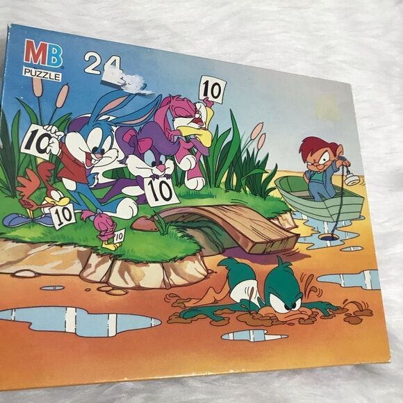 Milton Bradley Tiny Toon Adventures Puzzle 24‎ Pieces Vintage Diving Competition - Picture 3 of 10